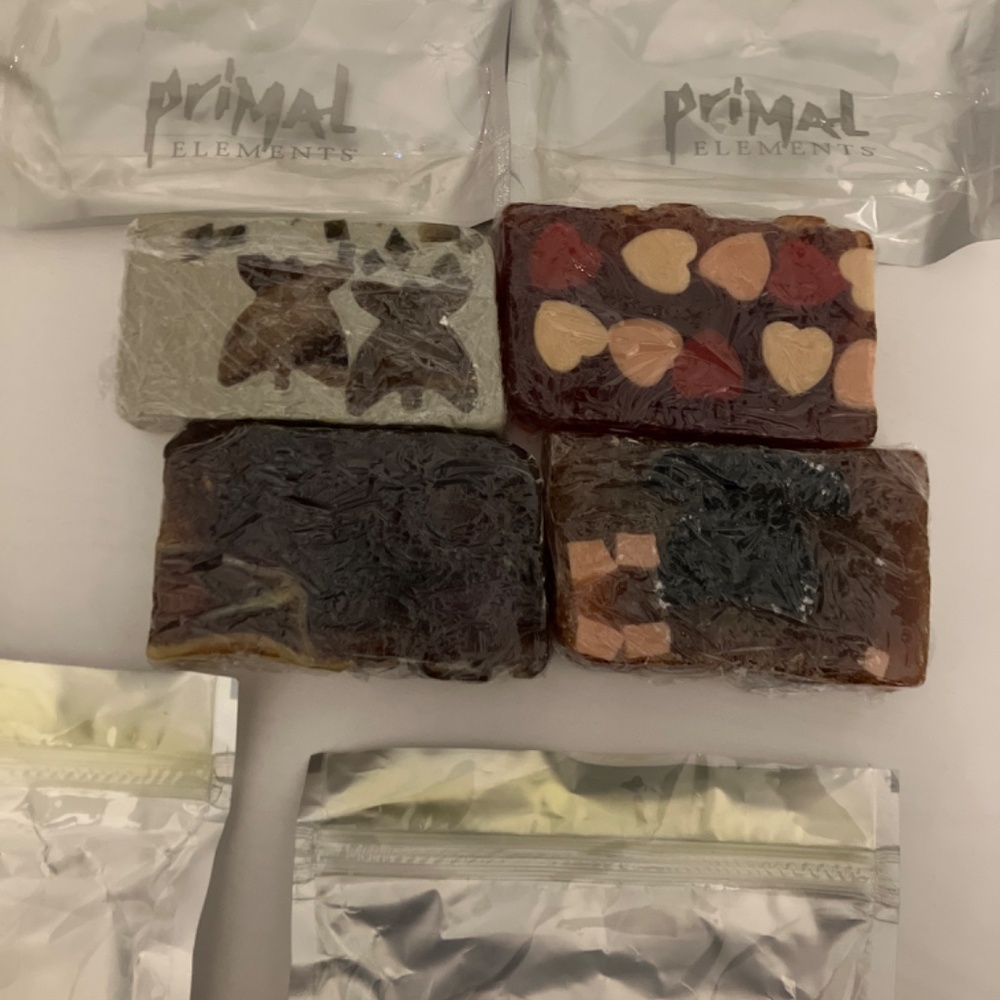 Four bars of Brand new primal soap. Individually wrapped.